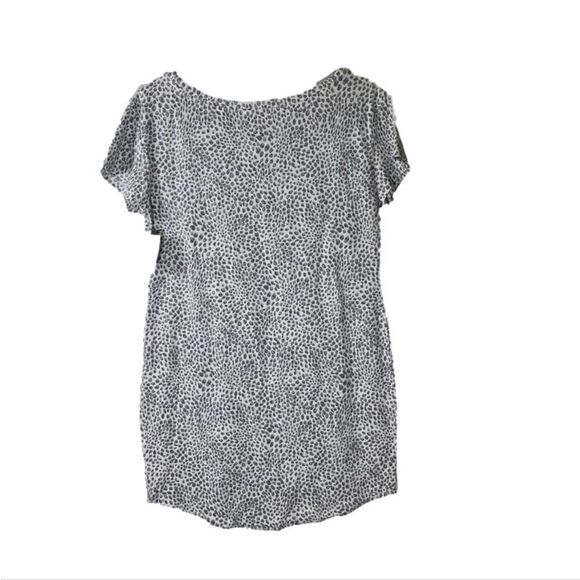 Liz Claiborne NEW Small Grey White Pebble Sleep Shirt - Picture 5 of 5